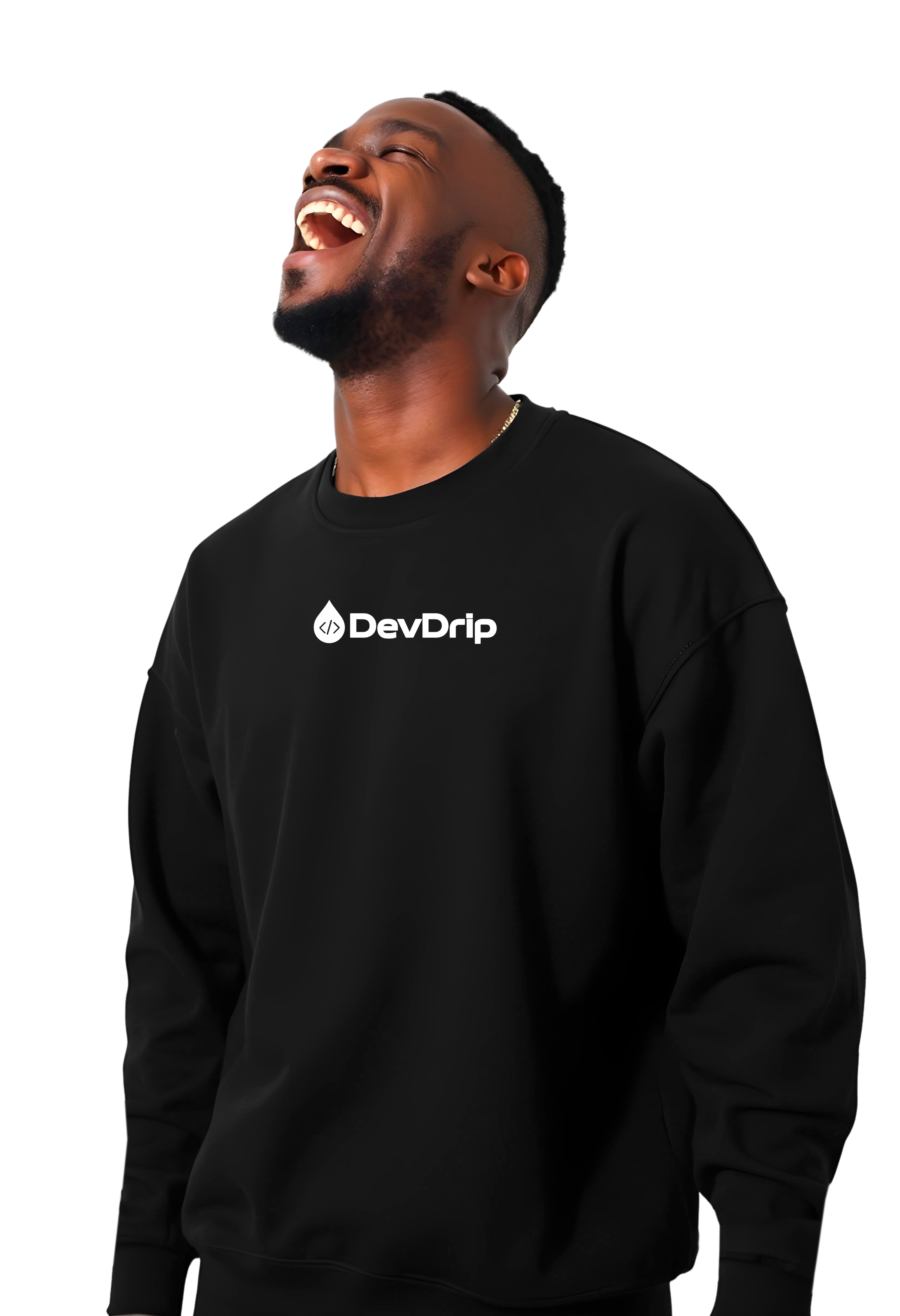DevDrip Signature Sweatshirt – Black Edition